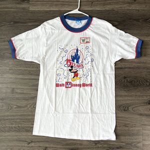 NWT 1986 Walt Disney World Mickey Mouse 15 Year Anniversary T-Shirt Size XL